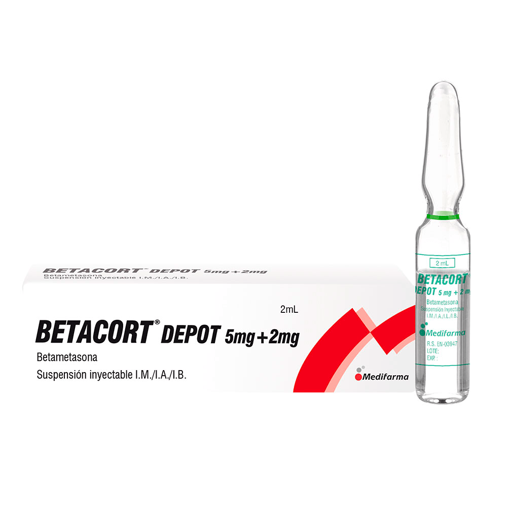 Betacort Depot 2 10 mg/2 mL Solución Inyectable | FarmaGO