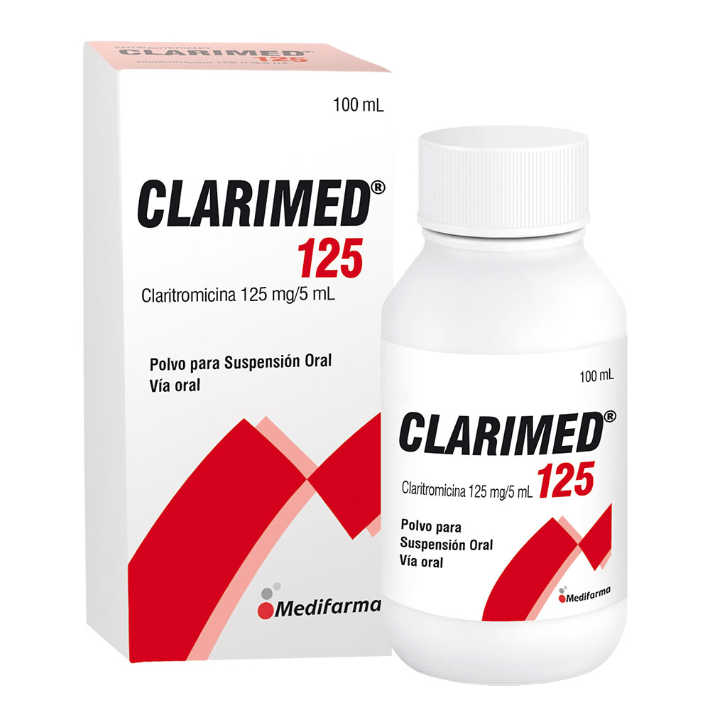 Clarimed 125 mg/5 mL Polvo para Suspensión Oral | FarmaGO